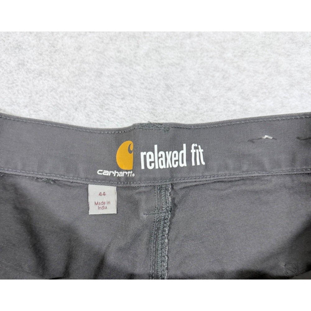 Carhartt Cargo Work Shorts Mens 44 Gray NWT Relaxed Fit Rugged Flex Canvas 11in - Picture 2 of 9
